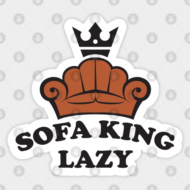 Sofa King Lazy Sticker by MonkeyBusiness